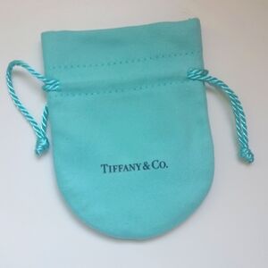 NWT Tiffany and Co Small Drawstring Jewelry Bag
